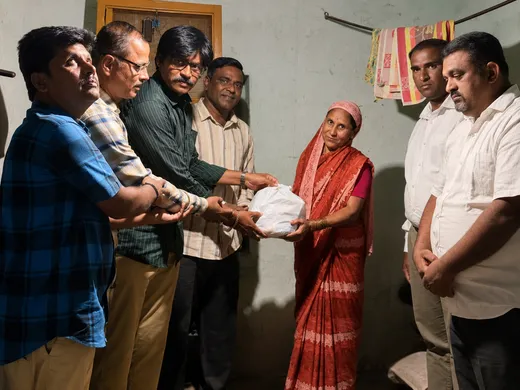 Monthly ration support by Mahaa Foundation Mahalingpur