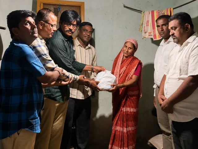 Ration distribution support by Mahaa Foundation Mahalingpur